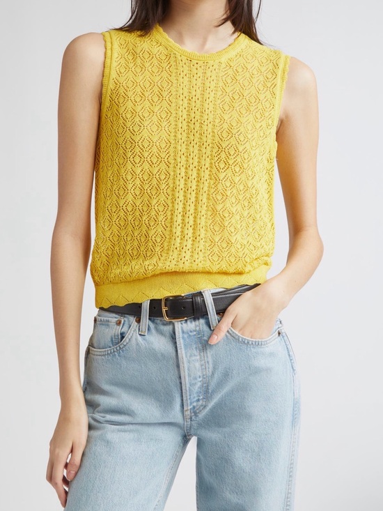 Doen Tops - Doen Lea Pointelle Summer Top Small